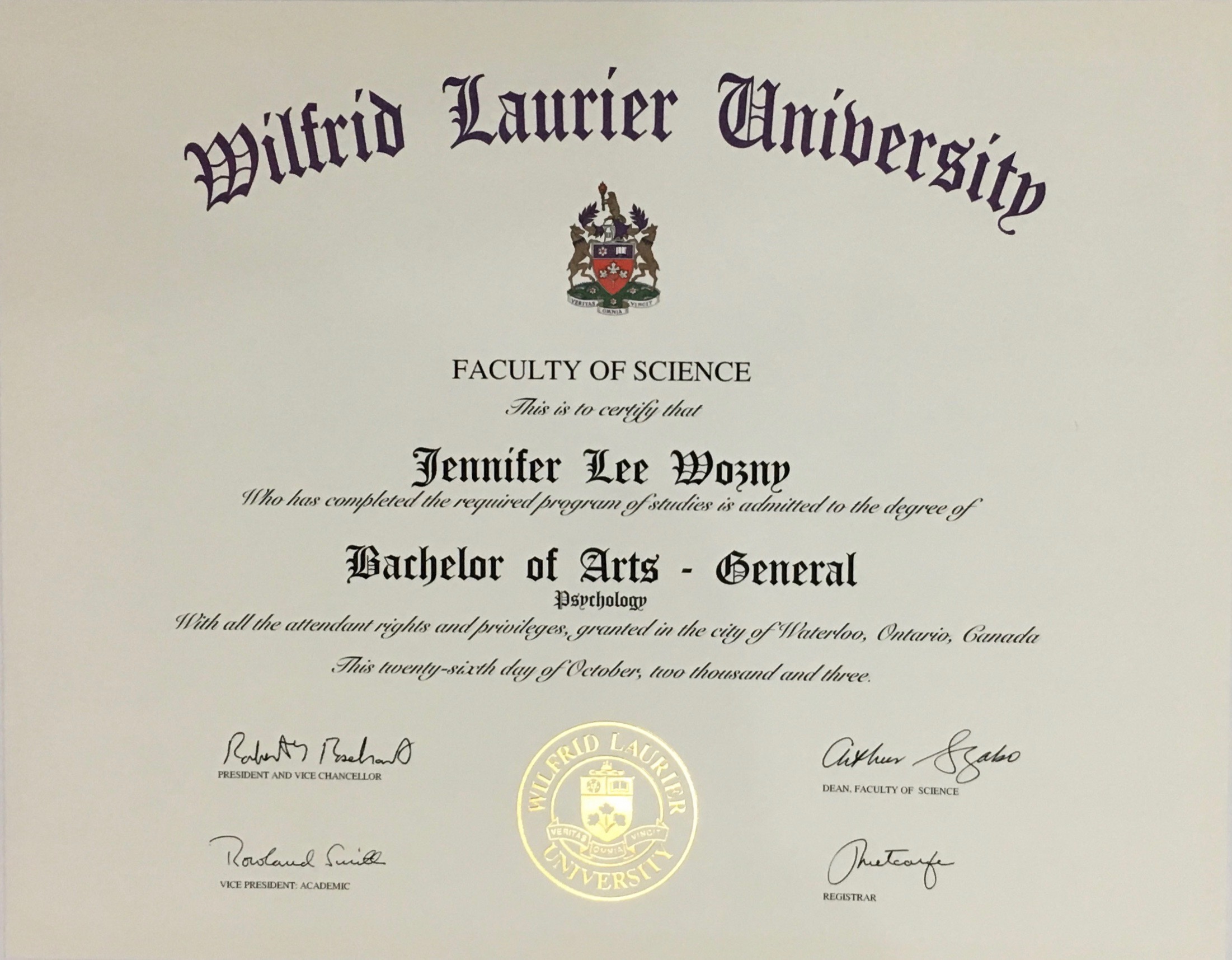 Diploma WLU 2 