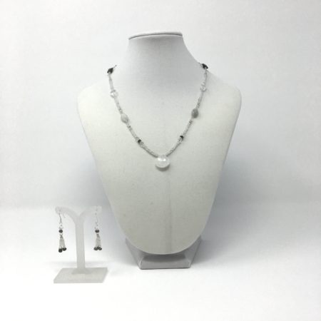 grey moonstone, divine feminine, feminine energy jewelry, moonstone necklace, labradorite jewelry
