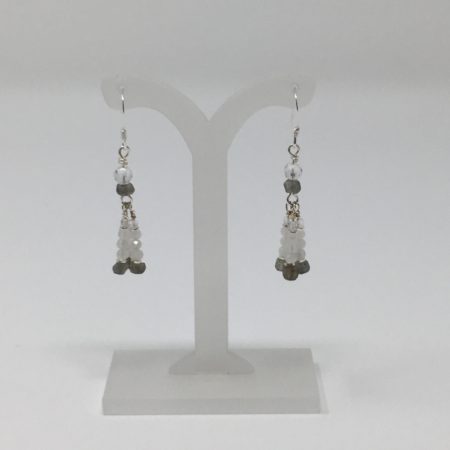 moonstone, labradorite, moonstone earrings, labradorite earrings, crystal earrings
