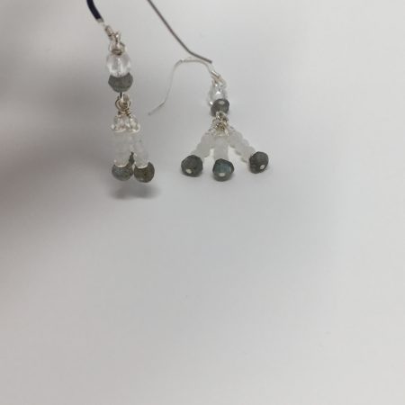 moonstone, labradorite, moonstone earrings, labradorite earrings, crystal earrings