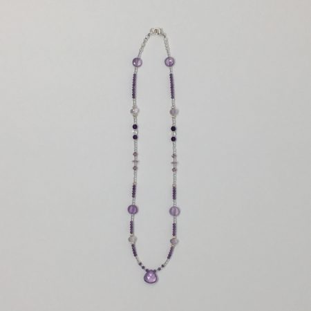 amethyst, amethyst necklace, jewelry for lightworkers, crystal jewelry