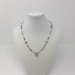 psychic jewelry, amethyst necklace, crystal jewelry, lavender amethyst, divine mystic
