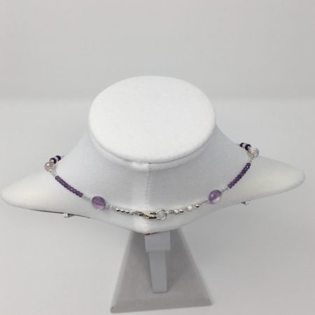 amethyst, amethyst necklace, jewelry for psychics, crystal jewelry