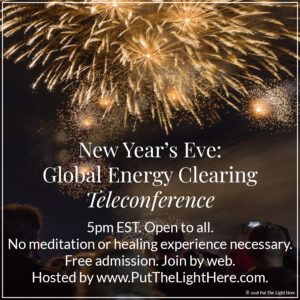 new year's eve, michael fousert, activism, volunteer, energy clearing, personal power