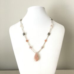moonstone necklace, meditation jewelry, psychic jewelry, develop intuition, feminine energy