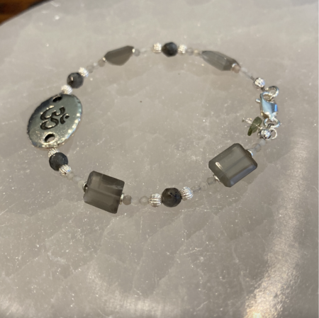 labradorite jewelry, shaman bracelet, psychic bracelet, moonstone labradorite jewelry, crystals clairvoyance
